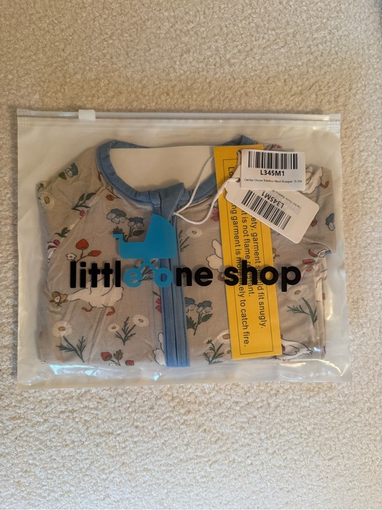 Little One Shop Other - Little One Shop Garden Goose Bamboo Short Romper